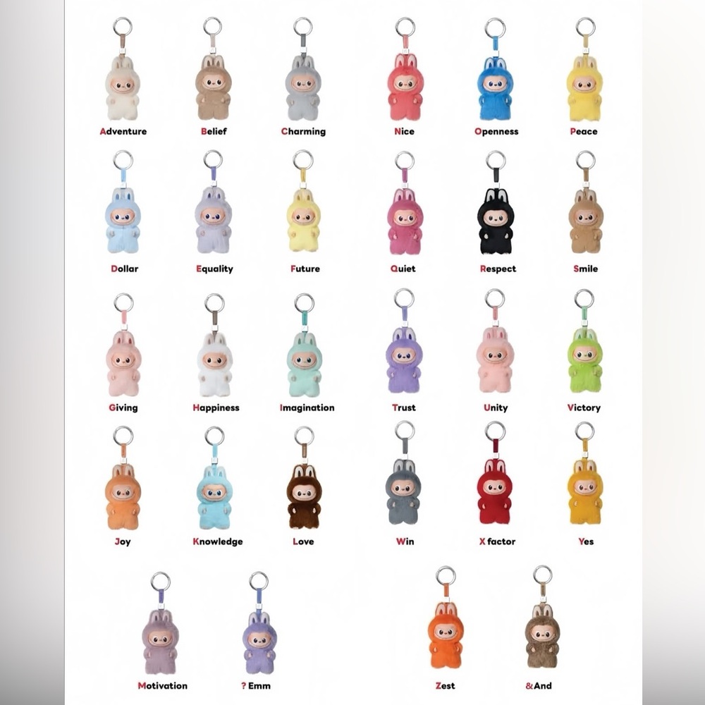 (A-Z) Letter Pendant - THE MONSTER Pin for Love Series - Picture 6 of 14